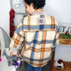 Iris & Rainbow Boutique #L428 You Must Have Winter POL Shacket New Arrivals