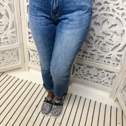 Iris & Rainbow Boutique #M457 Skeeter Stretch Boyfriend Vervet Jeans