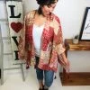 Iris & Rainbow Boutique #M167 One Right Now Kimono (Rose Taupe)
