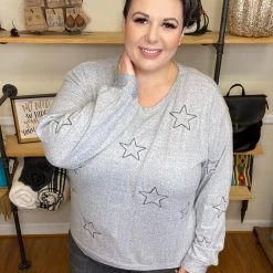 Iris & Rainbow Boutique #E72 Shoot For The Stars Lounge Top New Arrivals