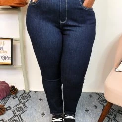 Iris & Rainbow Boutique #K814 Squad Goals Judy Blue Mom Jeans