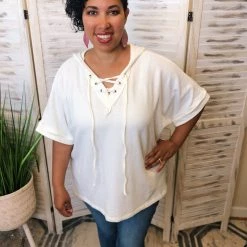 Iris & Rainbow Boutique #K180 Off White Time-Out Hoodie New Arrivals