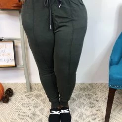 Iris & Rainbow Boutique #K877 Brush It Off Joggers (CHARCOAL) New Arrivals