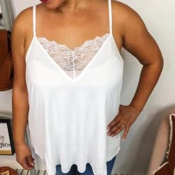 Iris & Rainbow Boutique #L189 Royal Lace POL Top (IVORY) New Arrivals