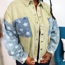 Iris & Rainbow Boutique New Arrivals #K836 Forever Your Star POL Shacket (Mocha Herb) 16 Iris & Rainbow Boutique New Arrivals #K836 Forever Your Star POL Shacket (Mocha Herb)