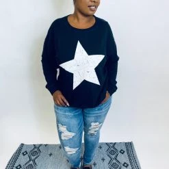 Iris & Rainbow Boutique #K459 Superhero Of The Stars Pullover New Arrivals