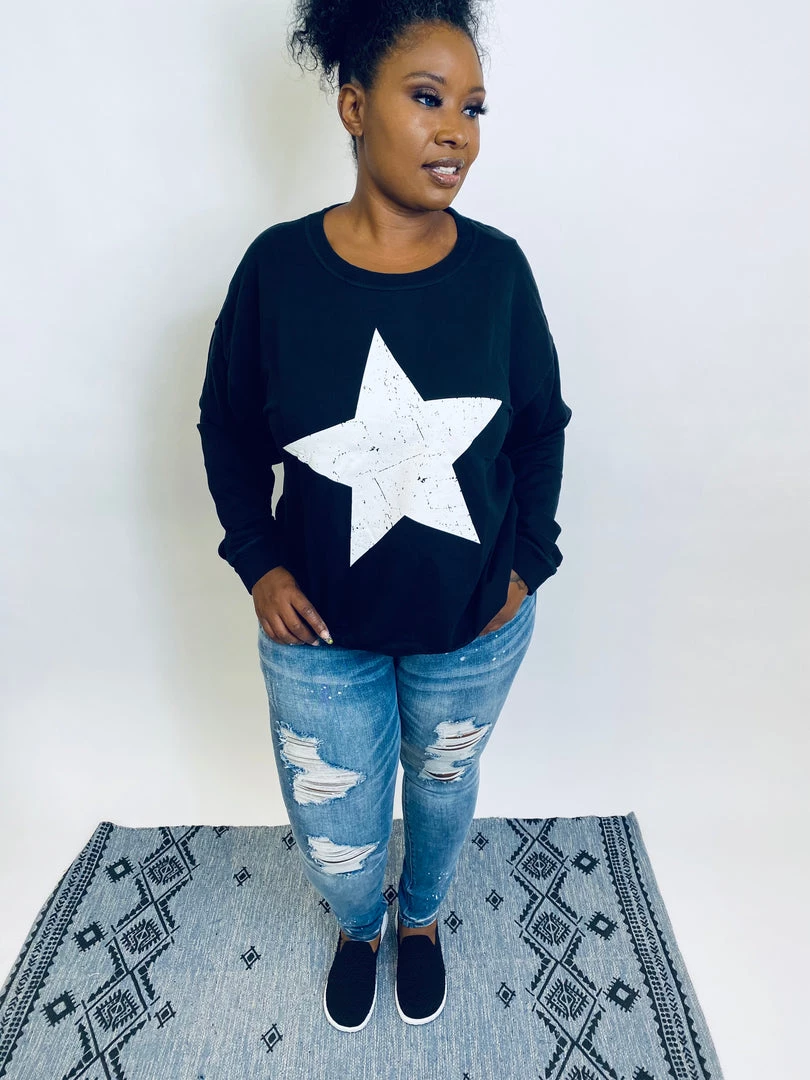 Iris & Rainbow Boutique #K459 Superhero Of The Stars Pullover New Arrivals 4 Iris & Rainbow Boutique #K459 Superhero Of The Stars Pullover New Arrivals