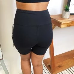 Iris & Rainbow Boutique New Arrivals #M275 Free Expression Biker Shorts (Black)