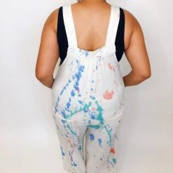 Iris & Rainbow Boutique #K240 The Painter's Canvas POL Jumpsuit New Arrivals