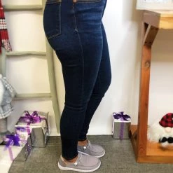 Iris & Rainbow Boutique New Arrivals #L430 Happier Than Ever Skinny Judy Blue Jeans