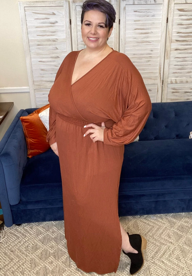 Iris & Rainbow Boutique #L226 Showstopper Maxi Dress (Copper) 3 Iris & Rainbow Boutique #L226 Showstopper Maxi Dress (Copper)