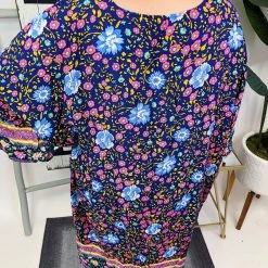 Iris & Rainbow Boutique #M652 Luna Wildflower Kimono