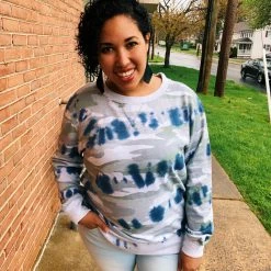 Iris & Rainbow Boutique New Arrivals #J773 Rogue Tie Dye Top