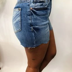 Iris & Rainbow Boutique #M497 Give Me That Judy Blue Bermuda Shorts.. New Arrivals