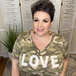 Iris & Rainbow Boutique New Arrivals #K141 Fight For Love Top