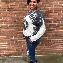 Iris & Rainbow Boutique New Arrivals #H61 Waterfall Tie Dye Top