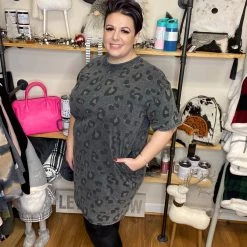 Iris & Rainbow Boutique #A62 Wild Ideas Tunic Tee Dress New Arrivals