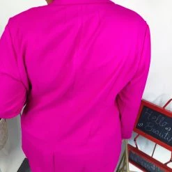 Iris & Rainbow Boutique New Arrivals #M761 Innovating In Pink Blazer