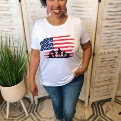 Iris & Rainbow Boutique #K163 Freedom Fighters Top New Arrivals