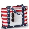 Iris & Rainbow Boutique #87 Americana Boater Tote