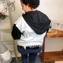 Iris & Rainbow Boutique #L545 Live In The Moment Denim Jacket (Black) New Arrivals 23 Iris & Rainbow Boutique #L545 Live In The Moment Denim Jacket (Black) New Arrivals