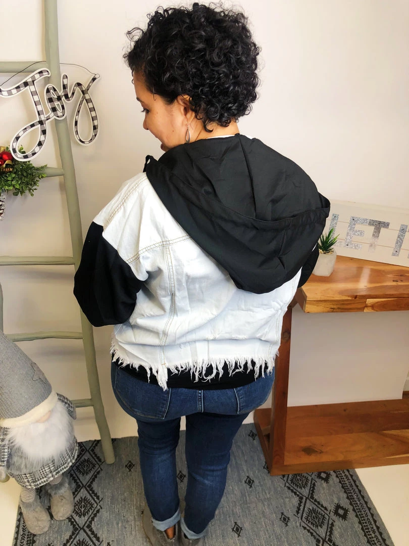 Iris & Rainbow Boutique #L545 Live In The Moment Denim Jacket (Black) New Arrivals 12 Iris & Rainbow Boutique #L545 Live In The Moment Denim Jacket (Black) New Arrivals