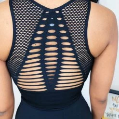 Iris & Rainbow Boutique New Arrivals #M645 I'm Unique Sport Bra (Black)