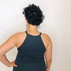 Iris & Rainbow Boutique #K195 Rocker Girl Tank (BLACK)