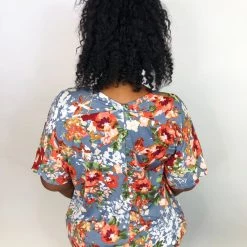 Iris & Rainbow Boutique #K709 Morning Blooms Top