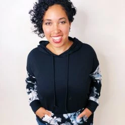 Iris & Rainbow Boutique #K596 Radiant In The Moonlight Hoodie