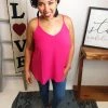 Iris & Rainbow Boutique New Arrivals #M234 A League Of Their Own Top (Fuchsia)