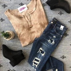 Iris & Rainbow Boutique New Arrivals #F30 A Shot Of Espresso Top