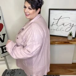 Iris & Rainbow Boutique #L638 Blush Me Shirt (Rose)