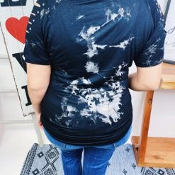 Iris & Rainbow Boutique New Arrivals #L918 Moonlight Tie Dye Top (Black/Grey) 8 Iris & Rainbow Boutique New Arrivals #L918 Moonlight Tie Dye Top (Black/Grey)