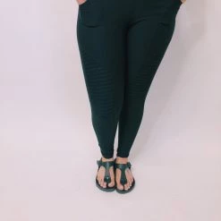 Iris & Rainbow Boutique #K298 Motivating Moto Leggings