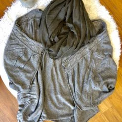 Iris & Rainbow Boutique New Arrivals Dakota’s Braided Knit Poncho