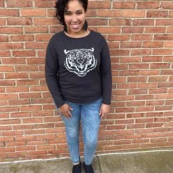 Iris & Rainbow Boutique New Arrivals #H218 Eye Of The Tiger Long Sleeve Top