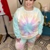 Iris & Rainbow Boutique New Arrivals #H730 Taste The Rainbow Swirl Sweatshirt