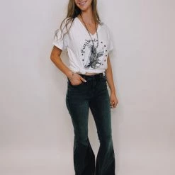 Iris & Rainbow Boutique #K359 Party At Sam's Judy Blue Super Flare Jeans New Arrivals