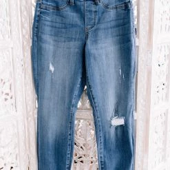 Iris & Rainbow Boutique #L881 Secrets From A Girl Judy Blue Jeggings