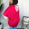 Iris & Rainbow Boutique #M617 My Dolman Back Lace (Fuchsia) New Arrivals