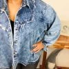 Iris & Rainbow Boutique #L822 Gone West Denim Jacket New Arrivals