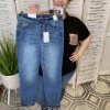 Iris & Rainbow Boutique #J832 Independent Woman Relaxed Fit Judy Blue High Waist Jeans