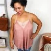 Iris & Rainbow Boutique New Arrivals #L190 Royal Lace POL Top (GUAVA JAM)