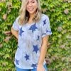 Boutique Simplified Hazy Skies Boyfriend Tee