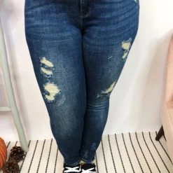 Iris & Rainbow Boutique #K954 Keeping It Chill Relaxed Fit Judy Blue Jeans New Arrivals