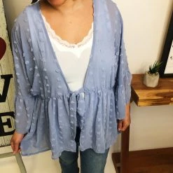 Iris & Rainbow Boutique #M165 Heat Waves Kimono