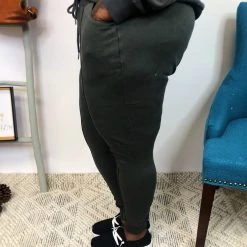 Iris & Rainbow Boutique #K877 Brush It Off Joggers (CHARCOAL) New Arrivals