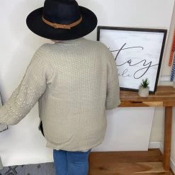 Iris & Rainbow Boutique #L642 Pretty World Cardigan (Mocha) New Arrivals