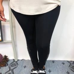 Iris & Rainbow Boutique #K778 Shine On Lace Leggings